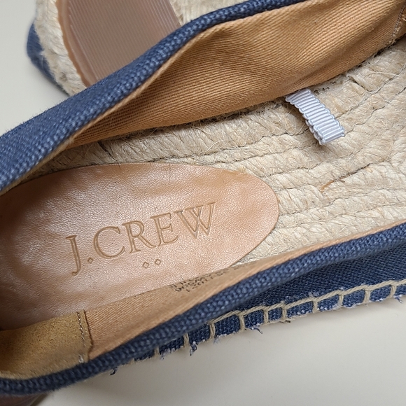 J. Crew Canvas Espadrille loafers size 6 - Picture 8 of 10